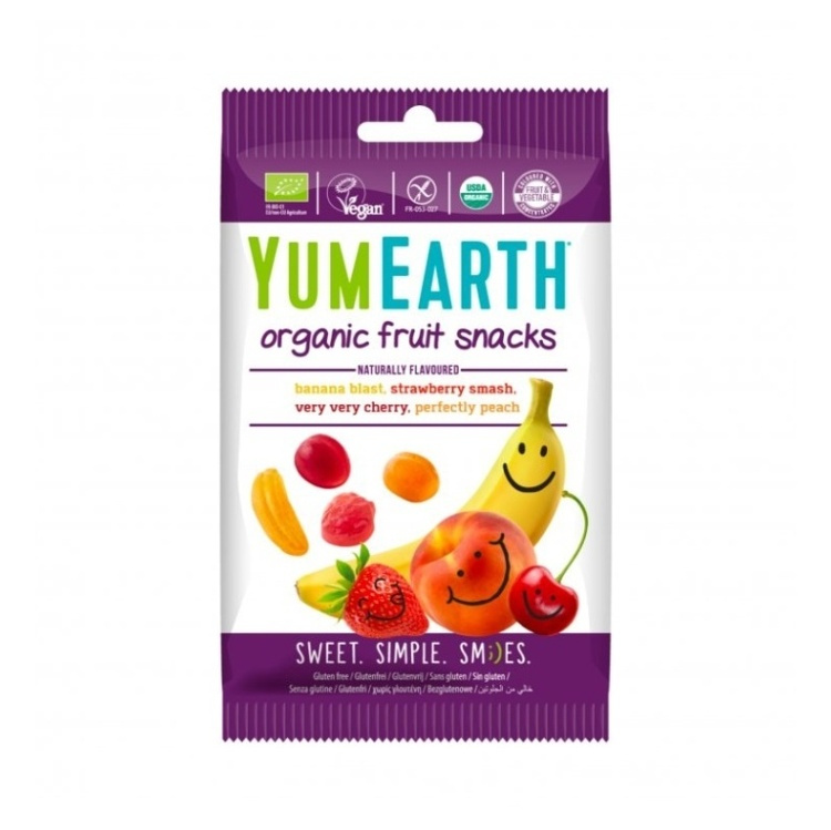 YUMEARTH Bio ovocné želé bonbony mix příchutí 50 g