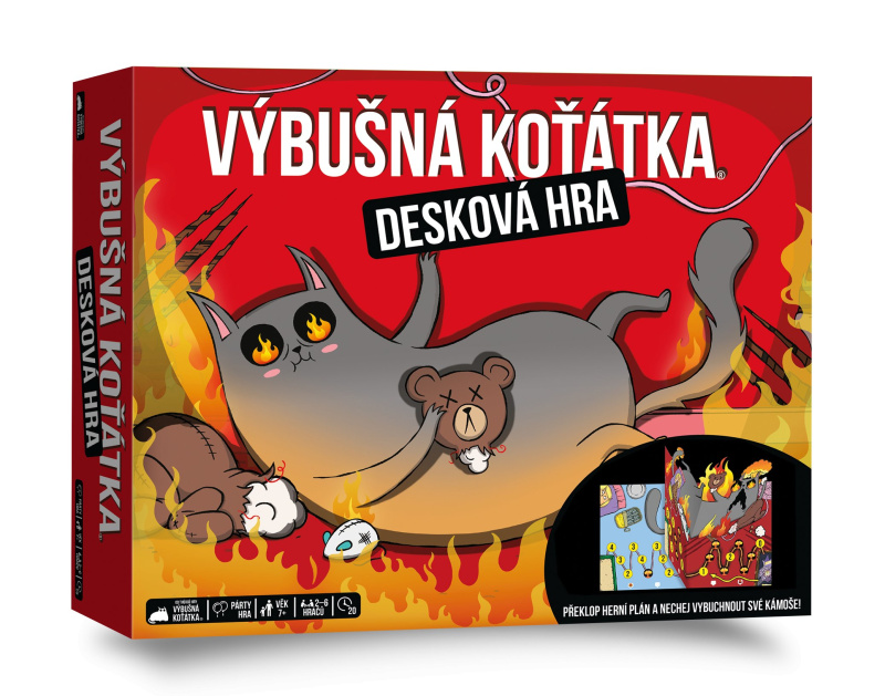 Výbušná koťátka: Desková hra - hra z kategorie Party hry