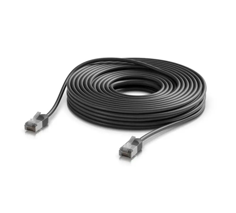 Ubiquiti UACC-Cable-Patch-Outdoor-C6A-15M-BK, UniFi Premium Patch Cable Outdoor, 15m, černá