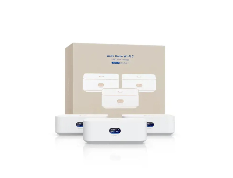 Ubiquiti UX7-3, UniFi Express 7, Whole Home WiFi (3-pack)