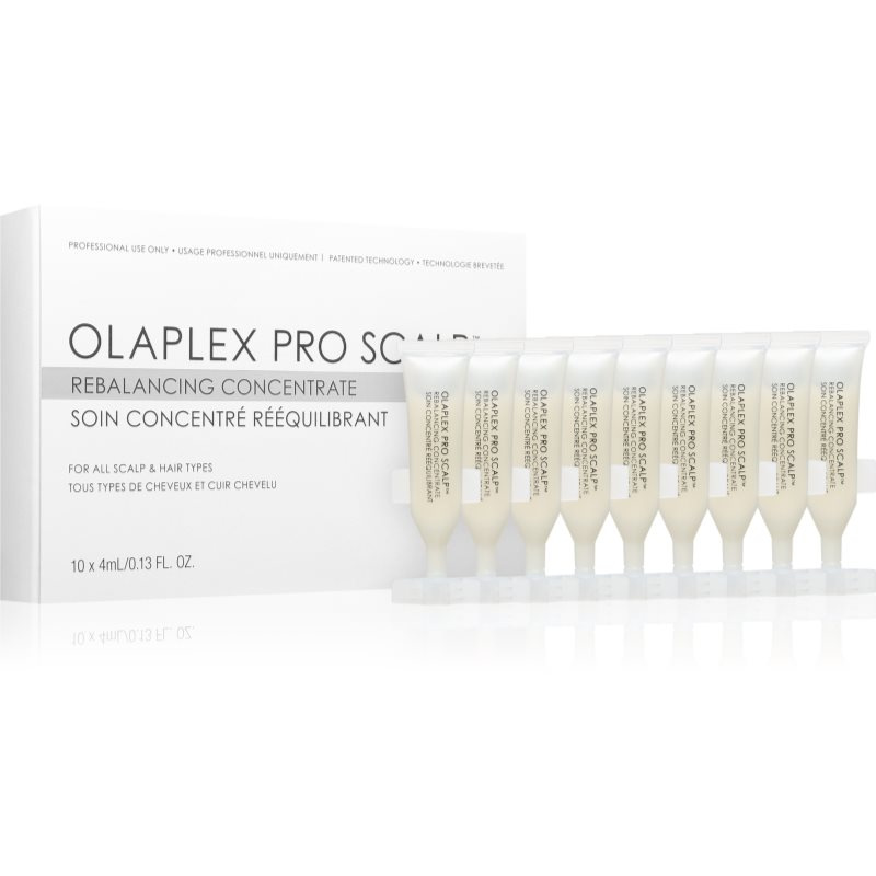 Olaplex Kúra pro zklidnění a obnovu rovnováhy pokožky hlavy Pro Scalp (Rebalancing Concentrate) 10 x 4 ml
