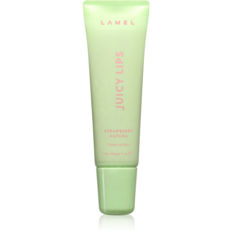 LAMEL Juicy Lips lesklý balzám na rty odstín 02 Strawberry Matcha 7 ml
