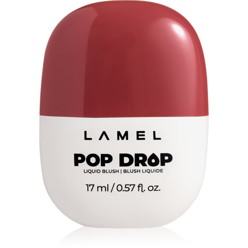 LAMEL Pop Drop Liquid Blush tekutá tvářenka odstín 02 Rosewood 17 ml