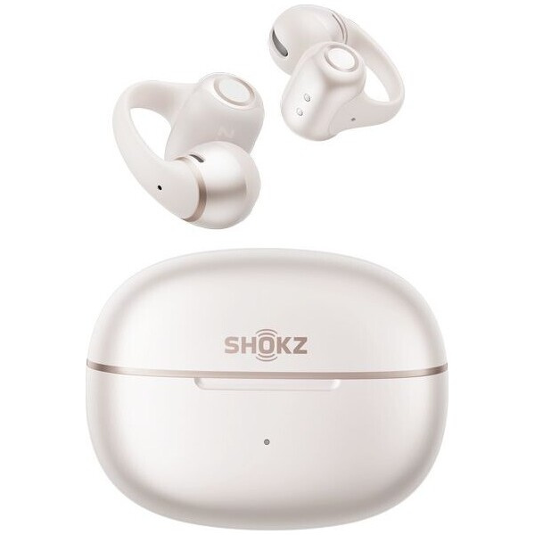 Shokz OpenDots 2 bezdrátová sluchátka bílá