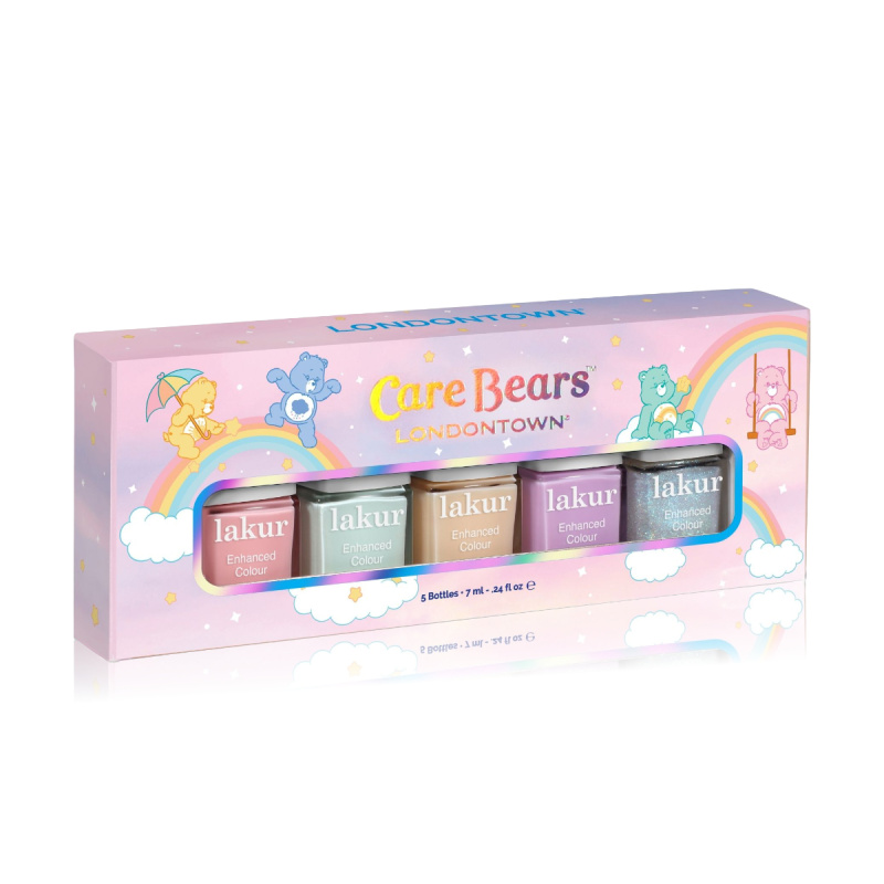 Londontown Care Bears Beary Polished Set miniatur laků na nehty 5 ks