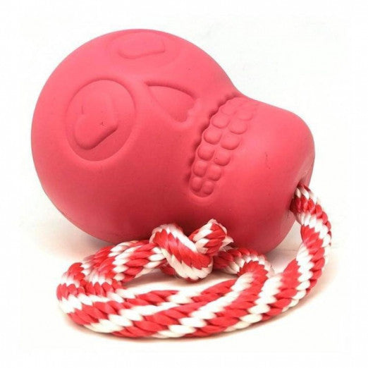 SodaPup Lebka s provázkem na přetahování - růžová