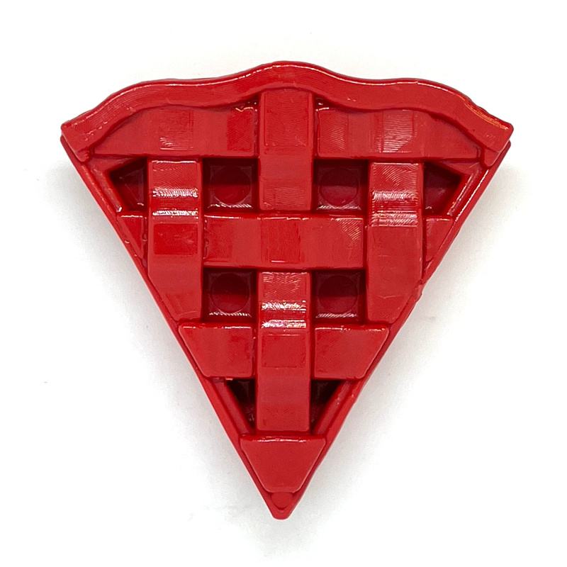 SodaPup cherry pie, super odolná nylonová žvýkací hračka pro psy