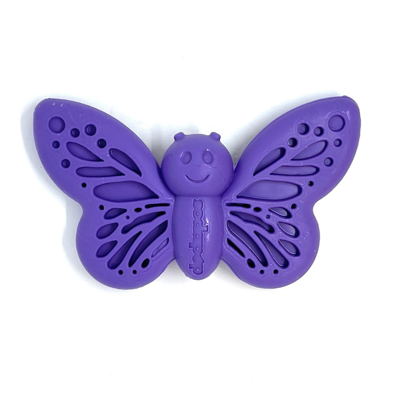 SodaPup Nylonový motýl, kousací - fialový