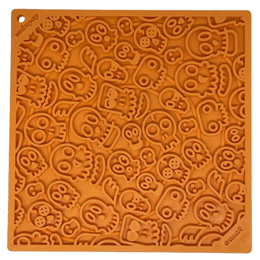 SodaPup Lízací podložka zombie, oranžová