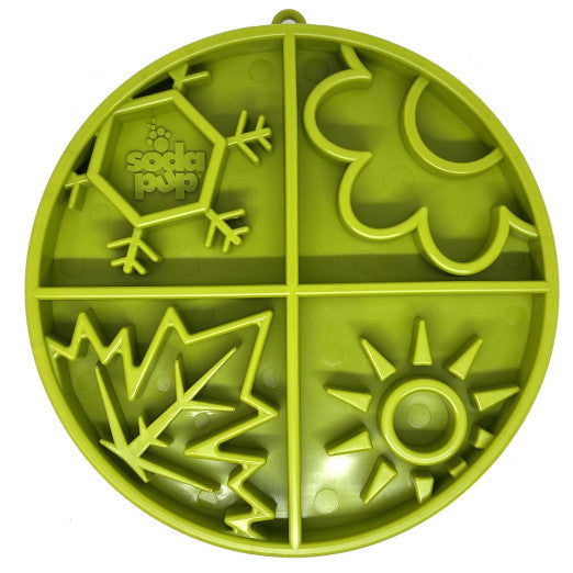 SodaPup Čtvero ročních období, senzorická miska - zelená