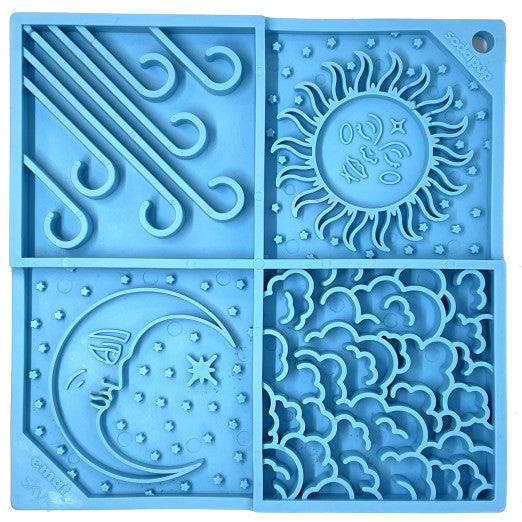 SodaPup Lízací podložka nebesa, tyrkysová