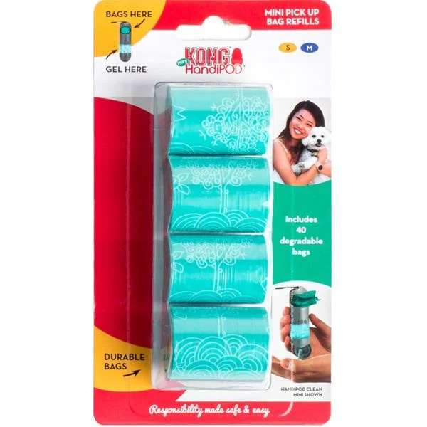 KONG HandiPOD mini náhradní sáčky pro psy 40 ks