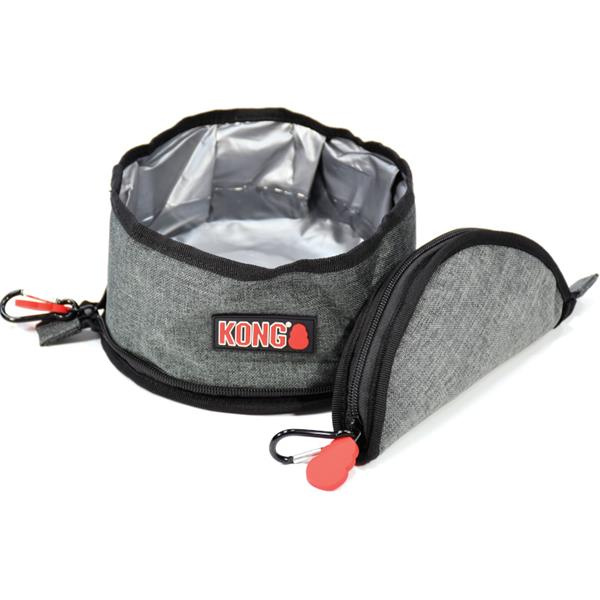 Cestovní skládací miska Fold-Up Kong 1 ks