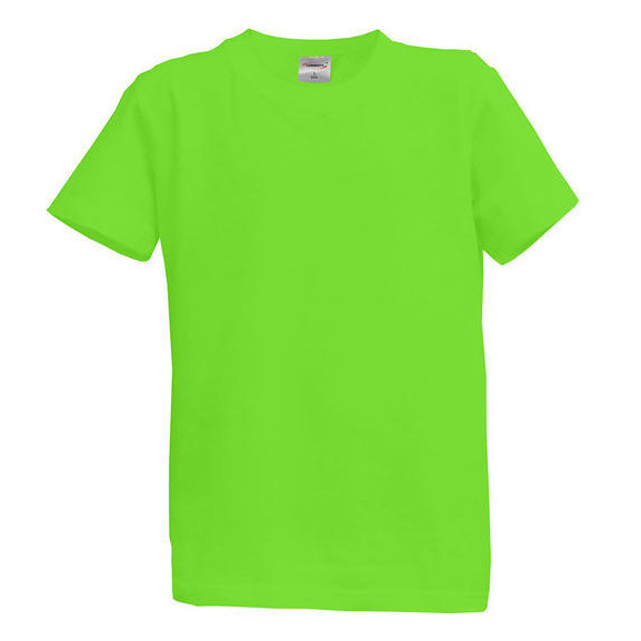 Dětské tričko krátký rukáv XS - flashgreen (5-6 let)