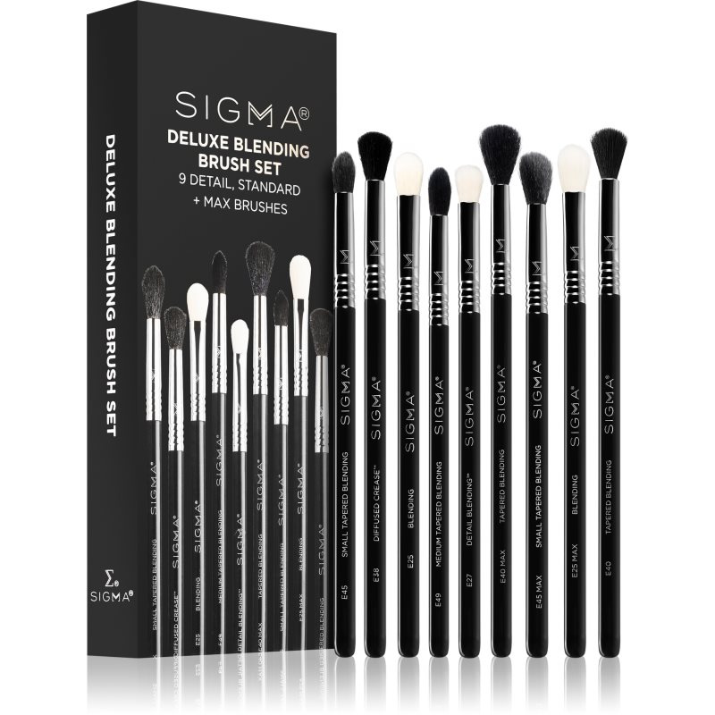 Sigma Beauty Brush Set Deluxe Blending sada štětců na oči