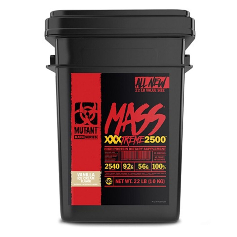 PVL Mutant Mass EXTREME 2500, 5450 g Příchuť: Trojitá čokoláda