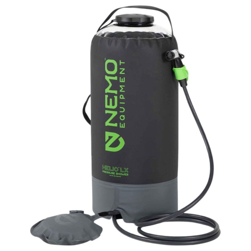 Nemo Helio LX Pressure Shower, černá/zelená