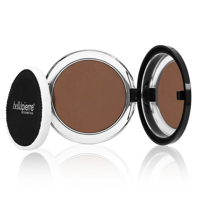 BELLÁPIERRE Kompaktní minerální make-up 5v1 Odstín 10 - Double Cocoa, 10g
