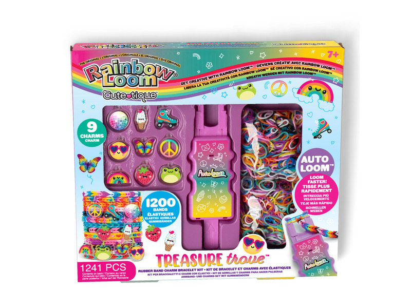 Rainbow Loom, Cute-tique sada na výrobu gumových náramků, pokladnice