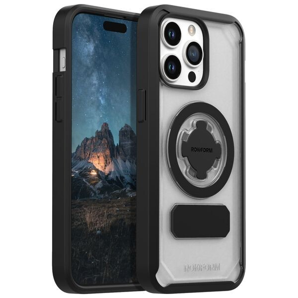 Rokform Crystal case ochranné pouzdro pro iPhone 15 Pro Max čirý