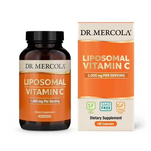Liposomální Vitamín C - 180 kapslí (DR. MERCOLA) DRM2