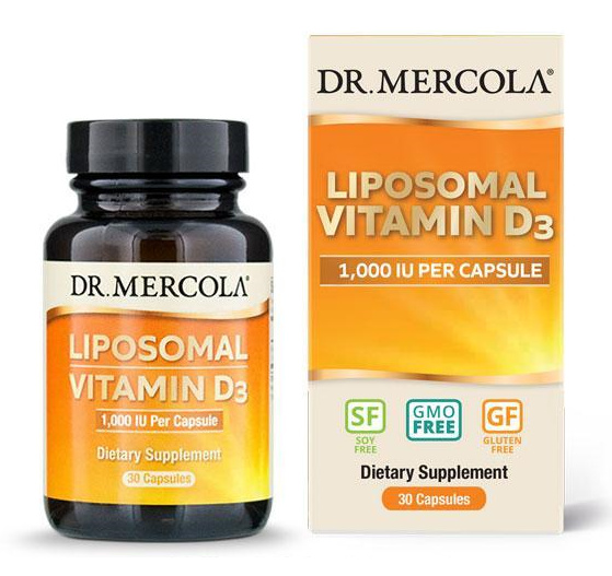 LIPOSOMÁLNÍ VITAMÍN D3 (5000IU) - KAPSLE (DR. MERCOLA) - 30 kapslí DRM3