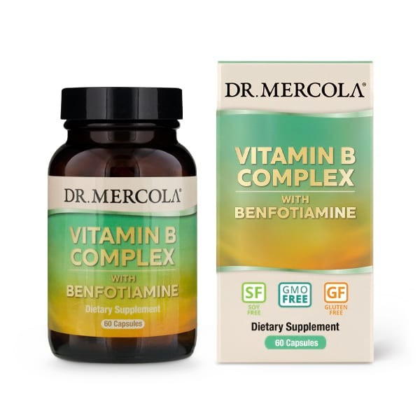 B- komplex s Benfotiaminem (DR. MERCOLA) - 60 kapslí DRM5