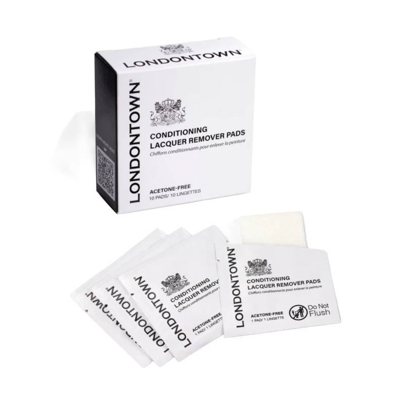 Londontown kur Conditioning Lacquer Remover Pads odlakovací tampony 10 ks