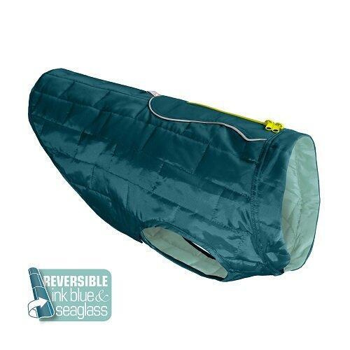 Kurgo® Loft Nepromokavá bunda pro psy Ink Blue/Seaglass XS