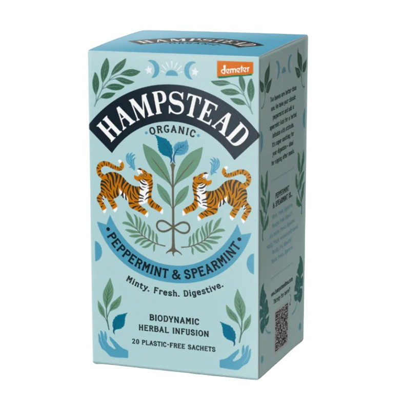 Bylinný čaj Hampstead - mátový, bio, 20 x 2 g