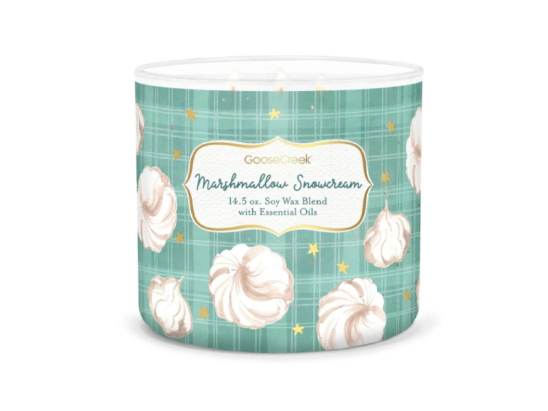 Goose Creek - Sněhový krém marshmallow  Aromatická svíčka ve skle 411 g