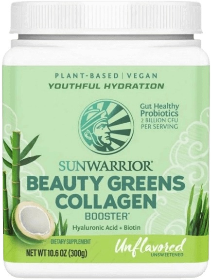 Sunwarrior Beauty Greens Collagen Booster (podpora tvorby kolagenu) 300 g - natural