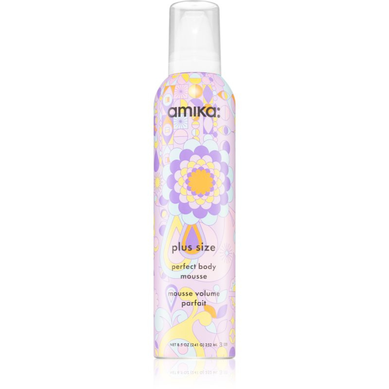 amika Plus Size pěna na vlasy pro objem a tvar 252 ml