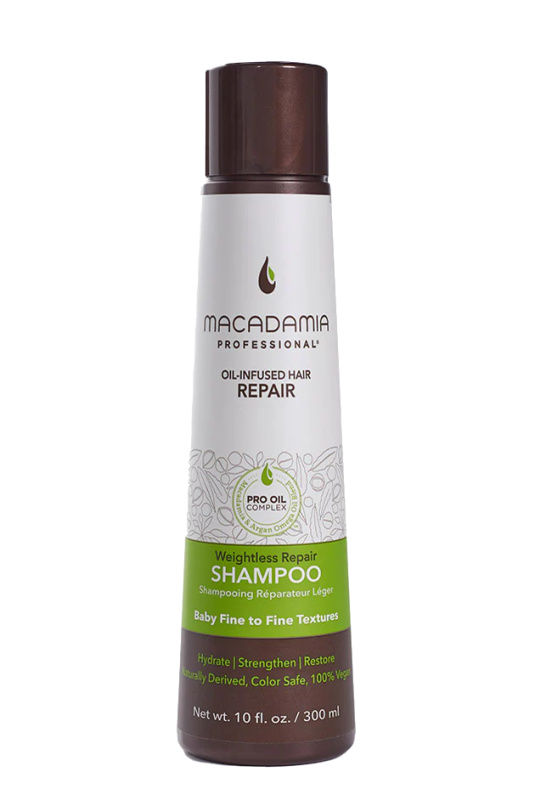Macadamia Natural Oil Weightless Repair lehký hydratační šampon pro všechny typy vlasů 300 ml