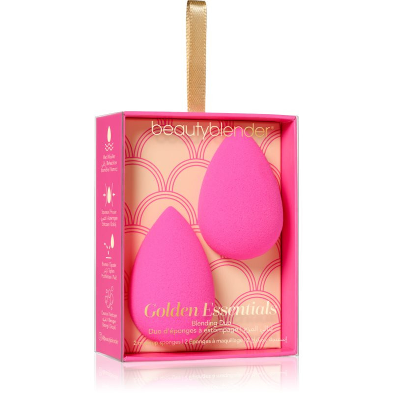 beautyblender® Golden Essentials houbička na make-up v dárkovém balení