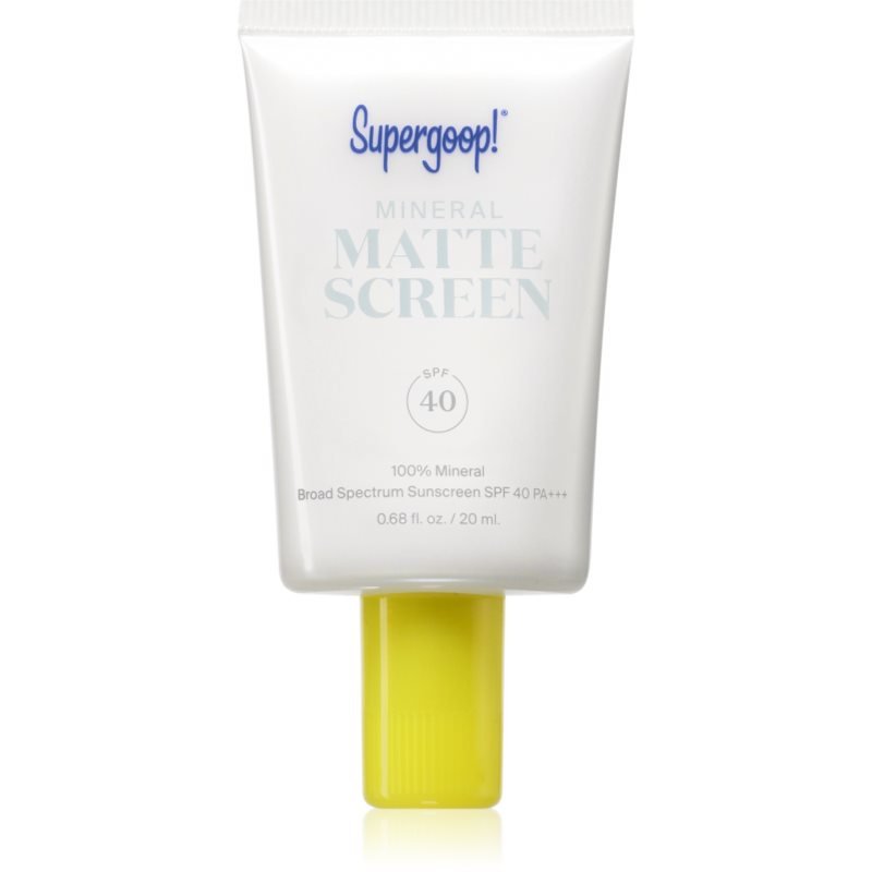 Supergoop! Mattescreen minerální krém SPF 40 20 ml