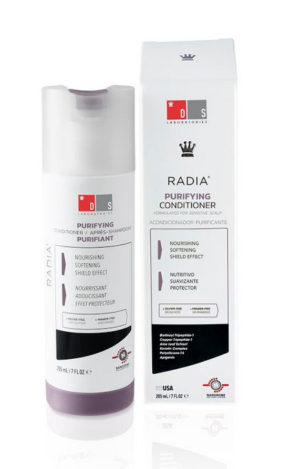 DS Laboratories RADIA čisticí detoxikační kondicionér pro citlivou pokožku hlavy 205 ml