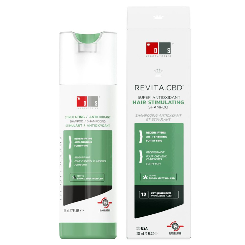 DS LABORATORIES REVITA CBD Šampón proti vypadávání vlasů  205 ml