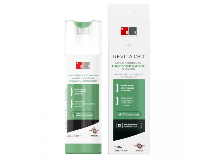 DS LABORATORIES REVITA CBD Šampón proti vypadávání vlasů  205 ml