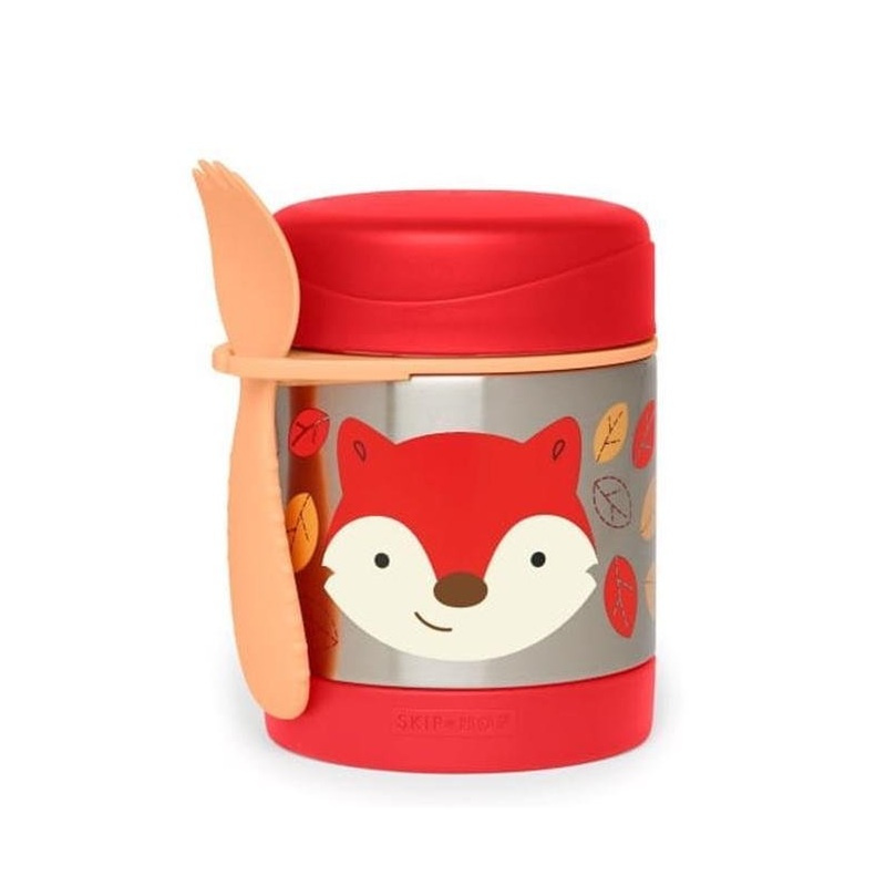 Skip Hop Zoo Fox termoska s lžičkou 12m+ 325 ml