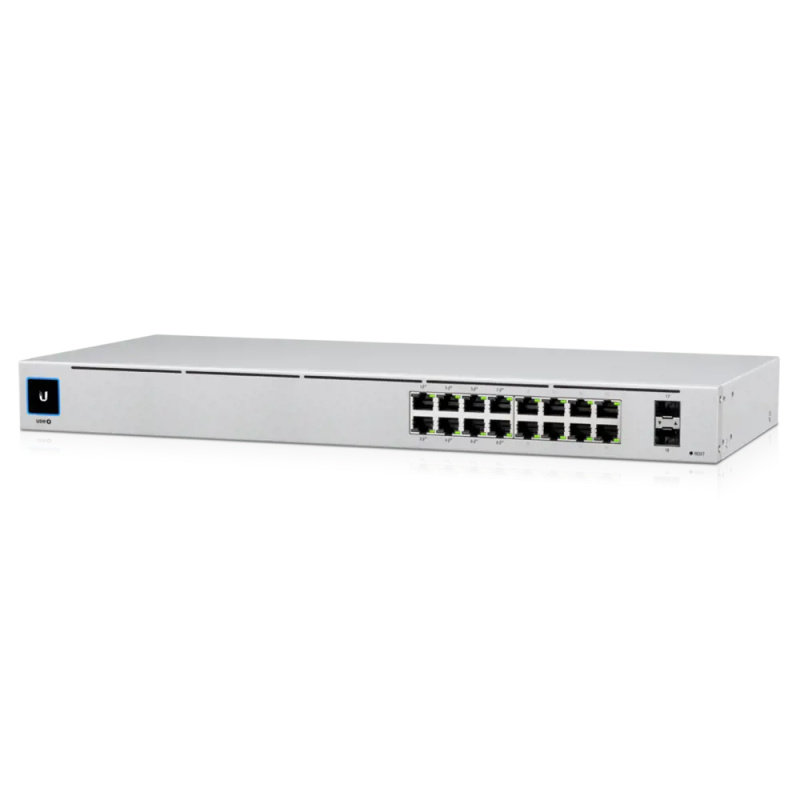 Ubiquiti USW-16-POE Šedá