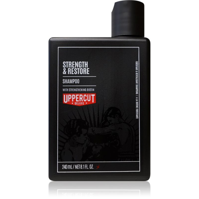 Uppercut Deluxe Strength & Restore posilující šampon na vlasy pro muže 240 ml