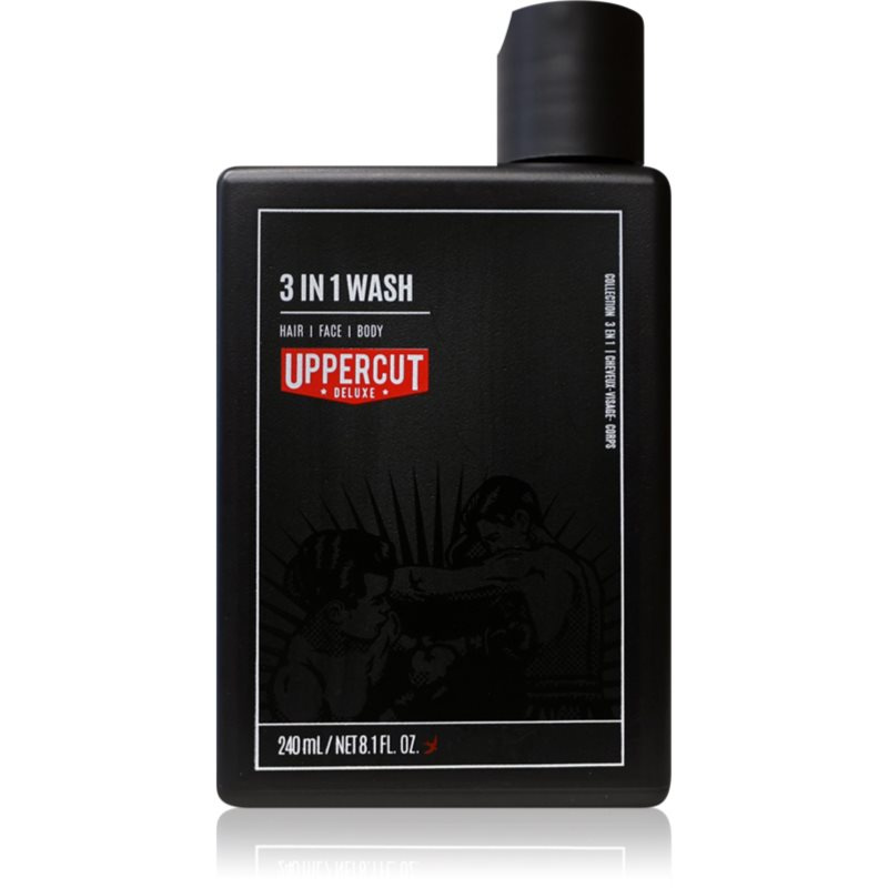 Uppercut Deluxe 3-in-1 Wash šampon na celé tělo pro muže 240 ml