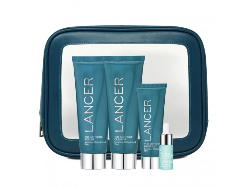 LANCER THE METHOD SENSITIVE-DEHYDRATED SKIN cestovní sada pro dehydratovanou pleť