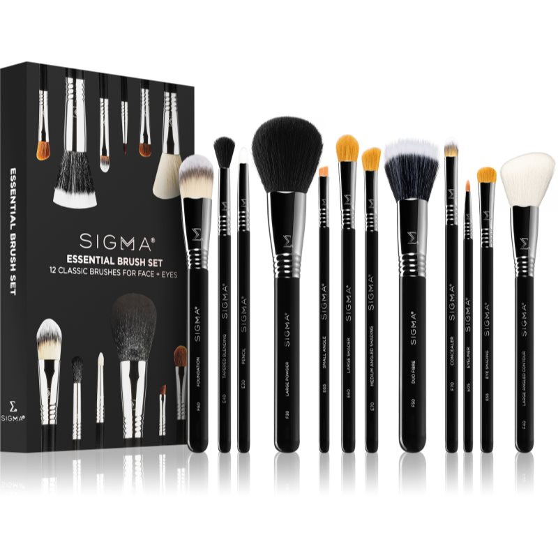 Sigma Beauty Essential sada štětců na obličej a oči