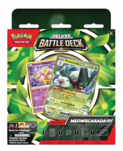 Pokémon TCG: Deluxe Battle Deck - Meowscarada ex & Quaquaval ex