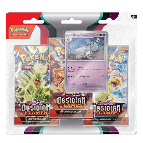 Pokémon TCG Obsidian Flames 3 Pack Blister booster
