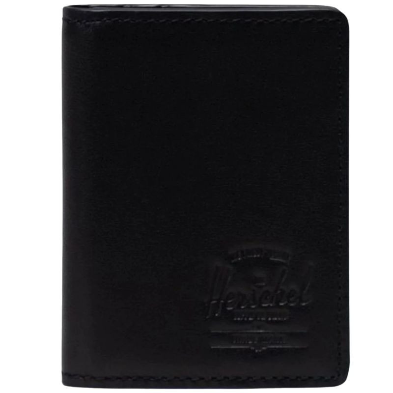 Herschel Gordon Leather RFID Peněženka 11148-00001 Black Jedna velikost one size