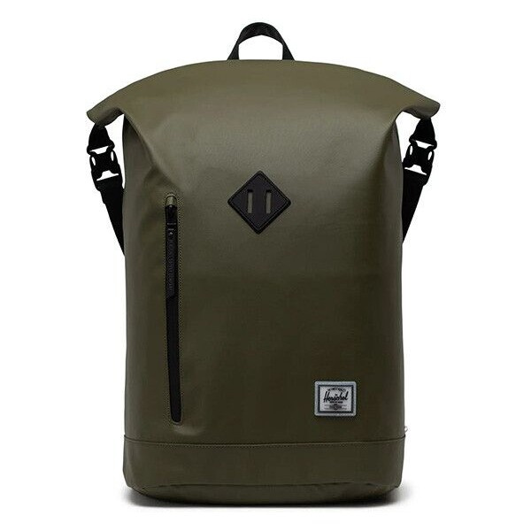 Herschel Roll Top batoh tmavě zelený