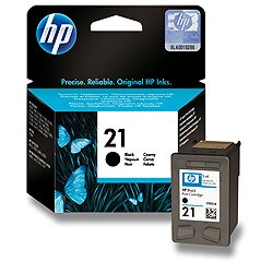 HP - cartridge C9351AE, black č. 21 (černá) pro inkoustové tiskárny